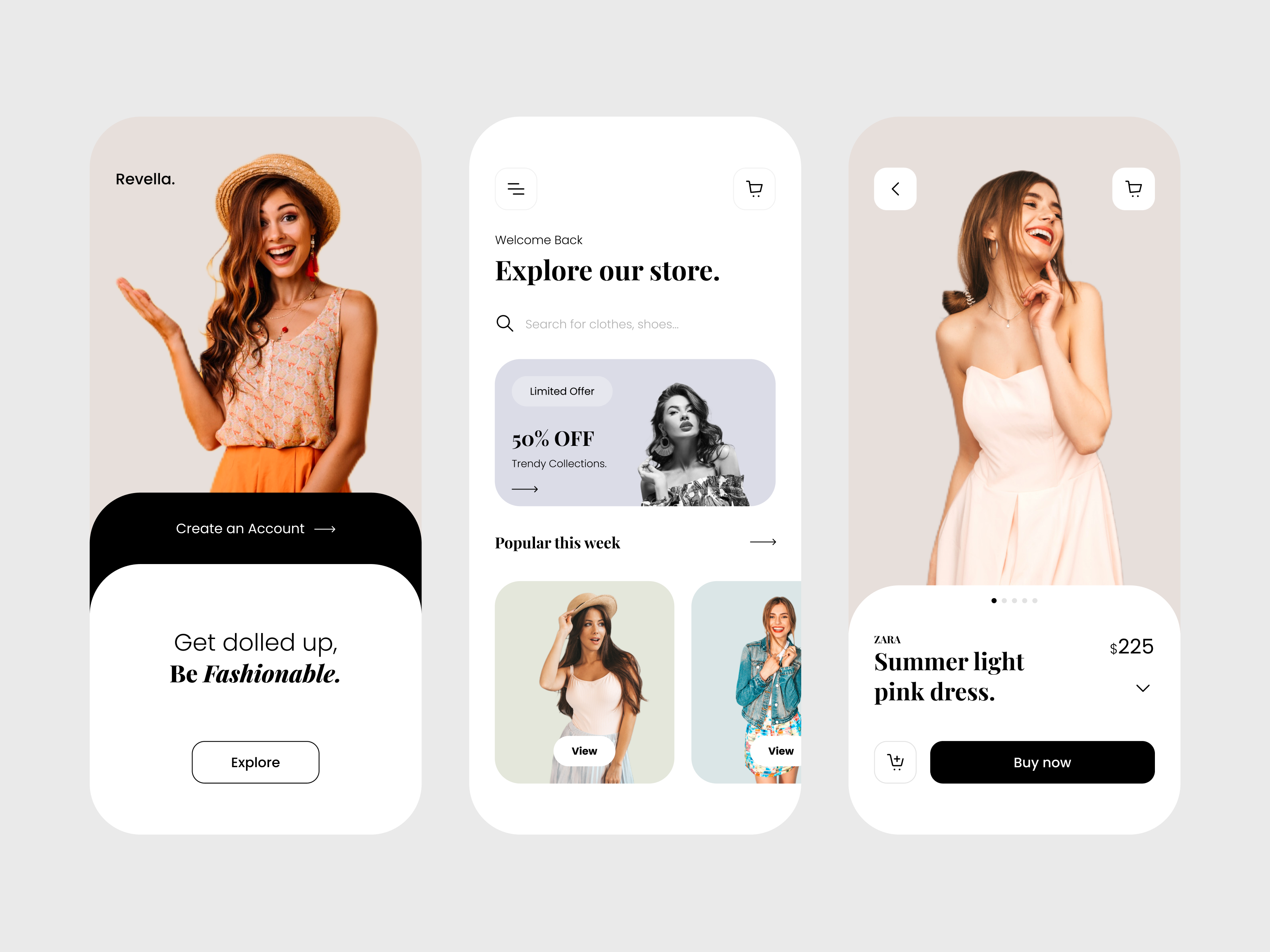 Fashion Shopping App Design by Saud Ali on Dribbble