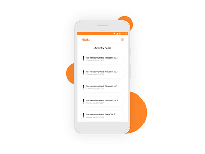 #47 Daily Ui / Activity Feed activities activity activity feed activity tracker app babbel dailyui dailyui47 dailyuichallenge languages ui ux