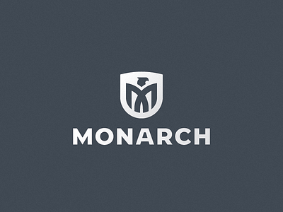 Monarch bird eagle logo