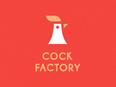 COCK FACTORY branding cock design factory graphicdesign logo logo for sale logodesign logomark logotype poultry farm unused