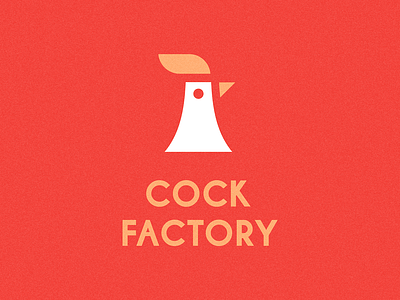 COCK FACTORY branding cock design factory graphicdesign logo logo for sale logodesign logomark logotype poultry farm unused