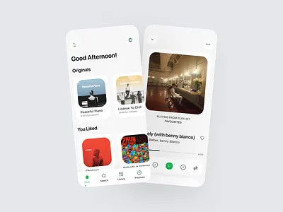 Spotify App Redesign White mode Concept clean concept inspiration minimal modern music music app spotify trendy ui ui design
