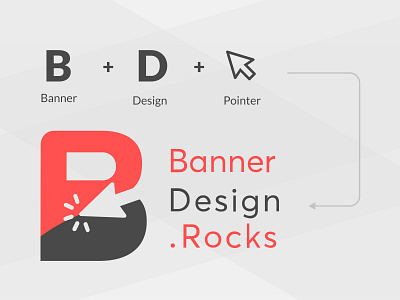 bannerdesign.rock Logo banner design branding logo logodesign