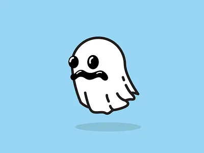 ghost character cute cutecharacter illustration illustration logo flatdesign logo