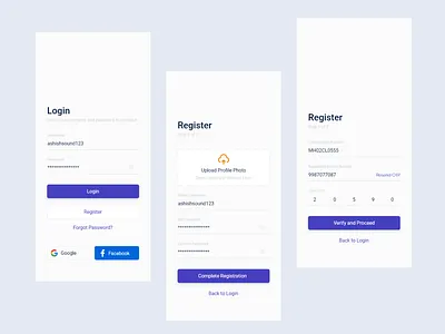 login adobe xd app card design design login ui ux