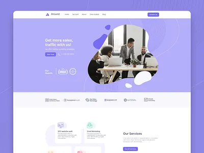 Around Digital Marketing business landing page landing page design marketing marketing agency seo seo agency seo services service strategy