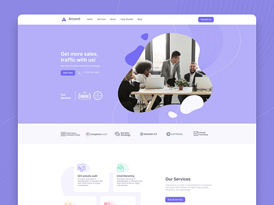 Around Digital Marketing business landing page landing page design marketing marketing agency seo seo agency seo services service strategy
