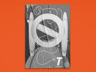 Poster to Breda 3d art black design dutchdesign graphic objekt old poster print typography visual