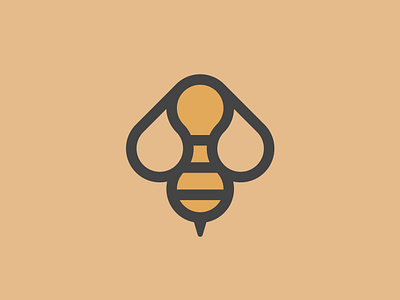 Bee Arrow - 118/365 bees branding brandmark geometric insect logo logodesign logomark logos minimalist simple