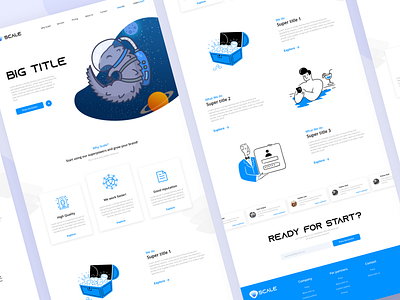 Scale website design agency landing page designer landing page top dribbble uiux design uiux design agency uiux designer website design website designer