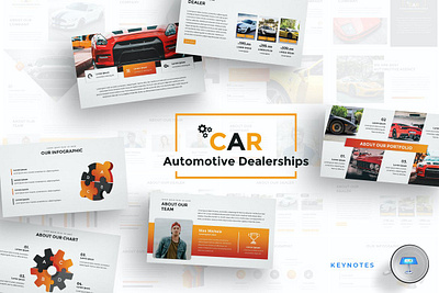 Car Dealerships Keynote Template branding design google slides landing page presentation web web design website