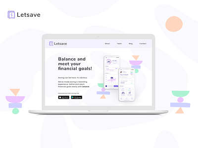 Letsave app finance financial financial app fintech fintech app mobile app mobile app design mobile design mobile ui money app ui ux