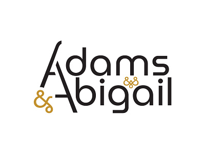 Adams & Abigail abigail abstract logo adams adobe illustrator black branding dailychallenge dailylogo dailylogochallange design golden graphic design logo logo design logodesign logotype logotype design minimal vector yellow