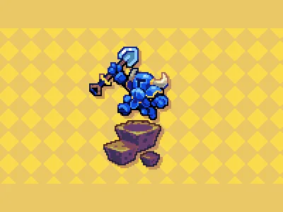 Shovel Knight Dig game gaming illustration pixel pixel art