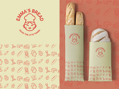 Emma's bakery branding bakery branding bakery logo brand identity branding branding design design food branding food logo graphic design identity branding identity design identitydesign illustrator logo logo design logo designer logo mark logodesign minimal package design