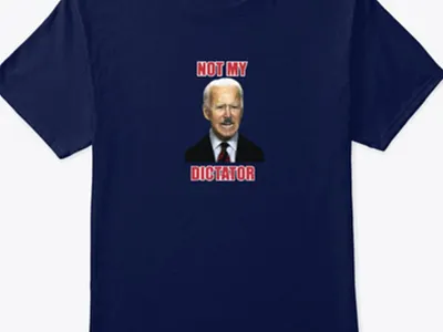 not my dictator joe biden tee shirt