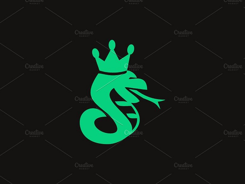 King Snake Logo by Akdesain on Dribbble