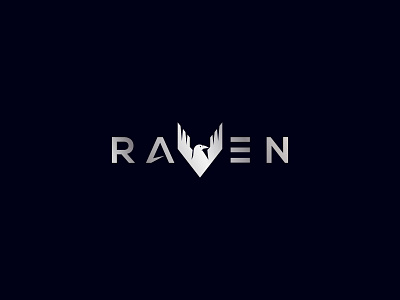 Raven Logo 3d animation app back bird branding crow crow logo crows game graphic design illustration logo motion graphics raven raven logo raven vector logo ravens ui ux