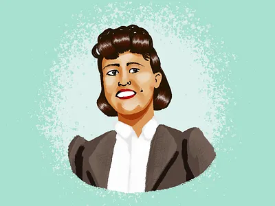 BHM Illustration #3: Henrietta Lacks bhm black history month digital illustration photoshop portrait portrait illustration