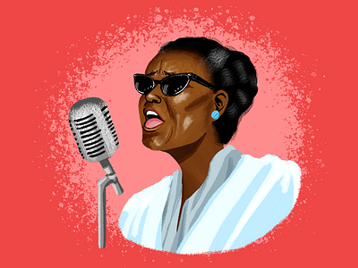 BHM Illustration #4: Ella Baker bhm black history month digital illustration illustration photoshop portrait