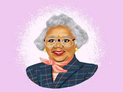 BHM Illustration #8: Queen Miller bhm black history month digital illustration florida illustration photoshop portrait