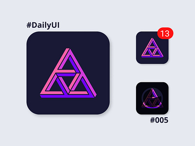 Daily UI #005 - Icon daily daily 100 challenge dailyui dailyuichallenge figma figma design figmadesign icon icon app mobile icon ui ui design