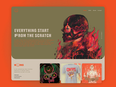 ESFTS - Web Portfolio illustraion web design web page