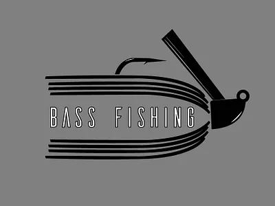 Bass Jig Art bass fishing beginner design fishing illustrator jig