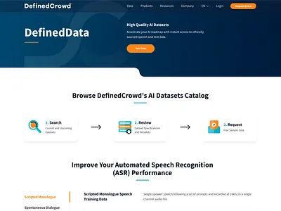 Web Design & Development for Defined Crowd ui ui ux web design web development