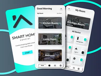 smarthome mobile app desgn mobile app design ui uidesigns ux