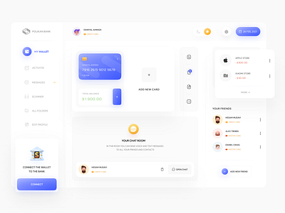 Banking Dashboard app design bank banking banking dashboard banking website dashboard design minimal mobile mobile ui trend ui ui design uidesign wallet web design web ui