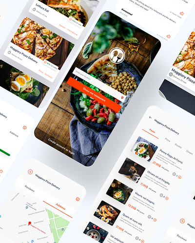 Food Delivery App app app design apple application delivery delivery app design food app ios ios app design mobile app mobile design mobile ui ui uiux web