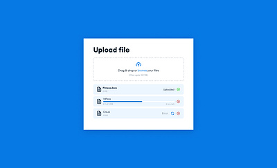 File Upload attach dailyui31 design ui