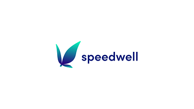 speedwell logo branding design flat logo logos minimal web