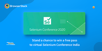 Selenium Conference Pack browserstack conference design event giveaway selenium testing virtual