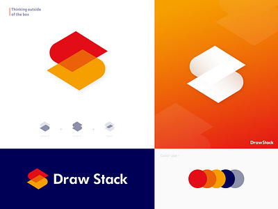 DrawStack - Team Logo Design Branding! 1st shot agency brand branding identity brand designer brand identity branding d logo design design agency graphic design designer hello dribbble logo design logos logotype mark logomark brandmark modern logo team typography vector