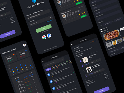 FluxStore Manager app admin app android dark theme dart ecommerce app flutter fluxstore grocery inspireui ios ios14homescreen marketplace app mobile app multivendor template vendor app wcfm wclovers woocommerce