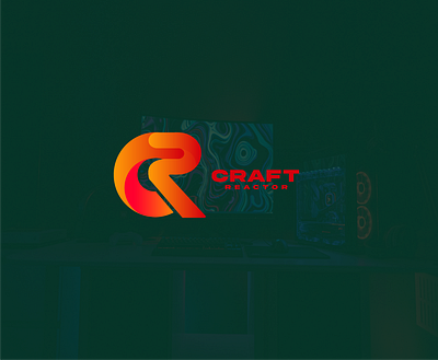 Craftreactor Logo 3d animation banner branding design graphic design illustration logo motion graphics ui ux vector youtube