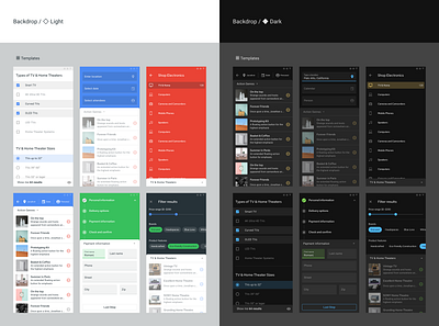 Figma templates — Material Design UI kit admin android app dashboard design design system desktop figma material mobile template templates ui ui kit web webdev