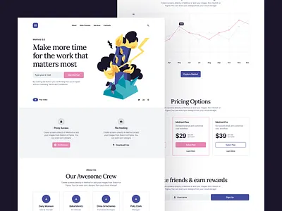 Method Kit + Castle illustrations = 🥰 app application castle craftwork design fire flat illustration illustrations landing method ui vector web website wireframe