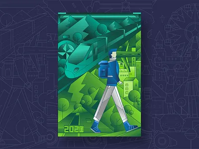 Freedom airplane illustration outdoor train travel