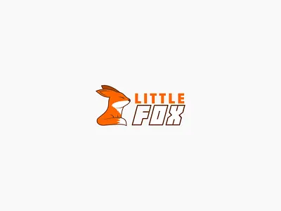 Little FOX Logo design illustration logo