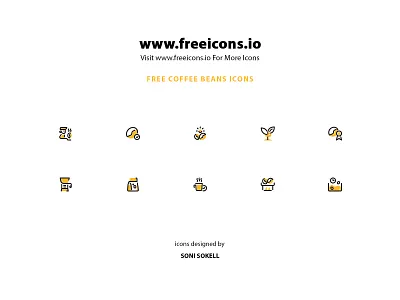 Free Coffee Beans icons beans coffee colorful design free icons freeicons icon illustration ui ux vector vector logo