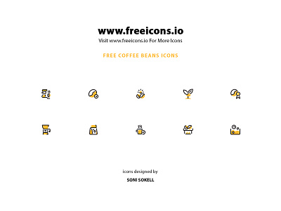 Free Coffee Beans icons beans coffee colorful design free icons freeicons icon illustration ui ux vector vector logo