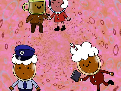 cute beer guy adorable adventure time beverages cartoon cherry cream soda cute digital art dirt beer guy drinks fan art fanart illustration root beer guy