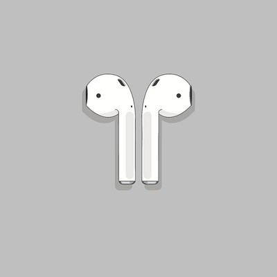 Airpods adobe adobeillustration branding brandmark design designspiration dribble graphicdesign illustration startupbusiness