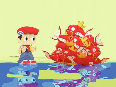 Brilliant Diamond & Shining Pearl 2021 adobe illustrator character design drawing fan art illustration magikarp pokemon pokemon art pokemon diamond pokemon go pokemon pearl sinnoh sinnoh remakes vector