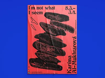 Poster | Karima art black colorful design exhibition gallery graphic objekt poster prague print typography visual