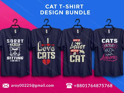 cat t-shirt design bundle branding cat catdesign catlover catlovers catlovertshirtdesign cats catsloverdesign catslovers design minimal t shirt t shirt design typography