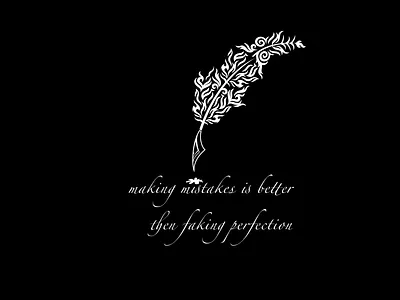 lapiz digital digitalart drawing feather illustration plume text tribal typography vector